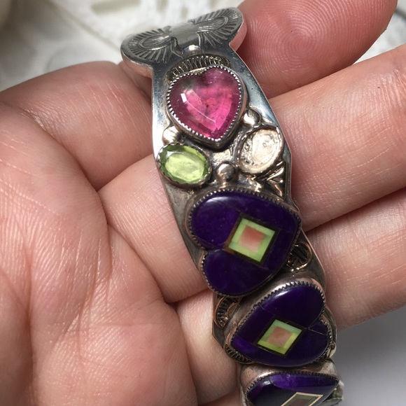 🖤Aldrich Arts 💕Vtg cuff bangle - Picture 13 of 16